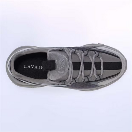 UK 6 Lavair Creator Grey Men’s Designer Chunky Trainers – EU 40
