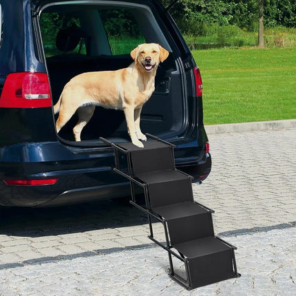 Fellie Foldable Dog Ramp, 2-Height Adjustable, Non-Slip, 176LBS Max