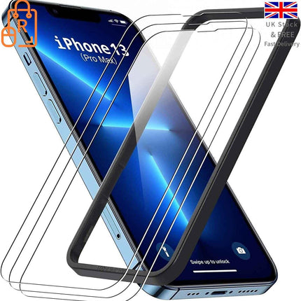 iPhone 14 Plus / 13 Pro Max / 15 Pro Max Tempered Glass Screen Protector 3 Pack