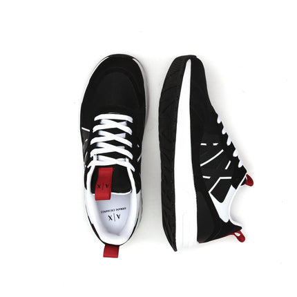 UK 12 Armani Exchange XUX114 XV514 Men’s Black Sneakers – EU 45