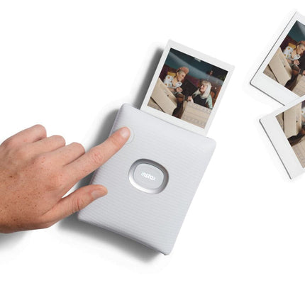Fujifilm Instax PAL Digital Camera with Square Link Printer Bundle - White
