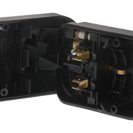 Maplin Schuko Plug to UK Mains Plug Converter 13 Amp Fuse Screw Cover