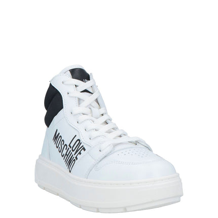 LOVE MOSCHINO Womens Sneakers Size UK 3 EU 36 Trainers Leather