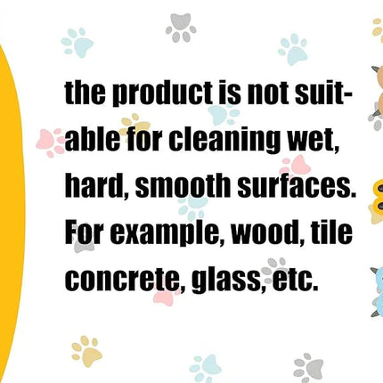 Reusable Pet Hair Lint Roller Dog Cat Fur Remover For Furniture Carpets Car