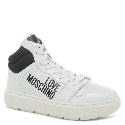 LOVE MOSCHINO Womens Sneakers Size UK 3 EU 36 Trainers Leather