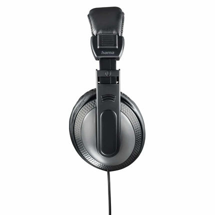 Hama Shell TV Over-Ear Wired Headphones, 6 Metre Cable, Black