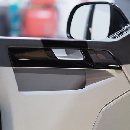 For VW T6 Transporter Comfort Door Card Trim - Gloss Black – Painted Interior Styling Upgrade, Ready to Fit | Van-X