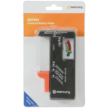 Maplin Universal Analogue Battery Tester for AA, AAA, C, D, 9V PP3 & Coin Button Cells