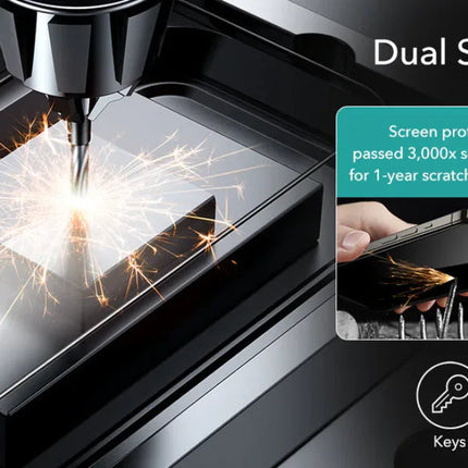 iPhone 15 Pro Max Premium Screen Protectors - 3 Pack + Lens Protector Top Class