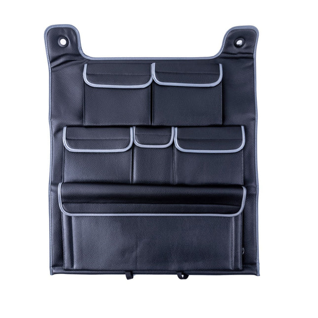 For VW T6 & T6.1 Transporter Double Back Seat Organiser – Premium Leatherette Storage | Van-X
