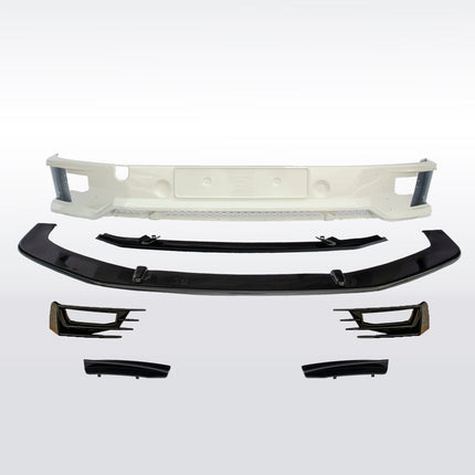 For VW T5.1 Transporter Front Sportline Spoiler + Splitter T5-X Styling (B-Grade) Painted and ready to fit in 3 colour options
