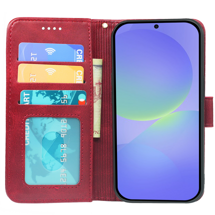 Samsung Galaxy A36/A56 Book Flip Case Leather Wallet