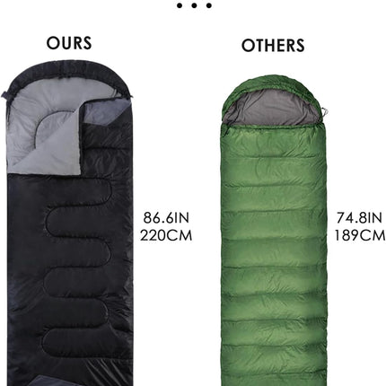 Sleeping Bags Lightweight Waterproof Warm Outdoor Camping Hiking Travel Adults