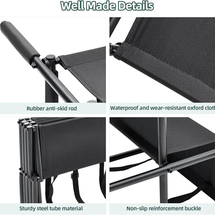 Foldable Dog Ramp Adjustable Non Slip Pet Steps For Car Bed 176lbs Fellie