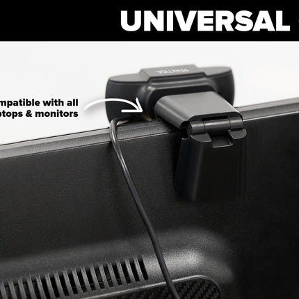 PRAKTICA HD USB-A Webcam with Built-in Noise Reduction Microphone