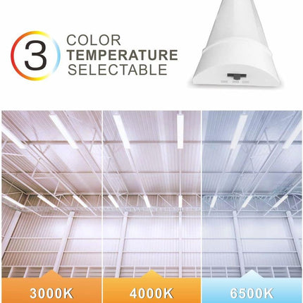 Sundertech 4FT LED Batten Light, 3750lm, 3 Color Temperature