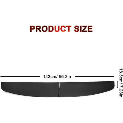 Rear Roof Spoiler for Ford Transit Custom 2013 2020 Black PU Plastic GEARZAAR