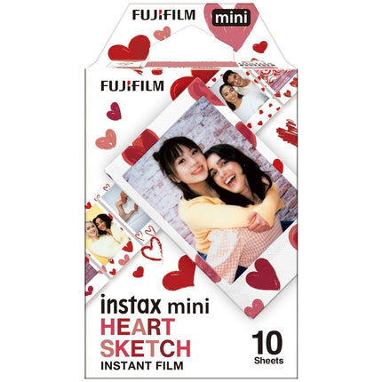 Fujifilm Instax Mini Instant Photo Film - Heart Sketch