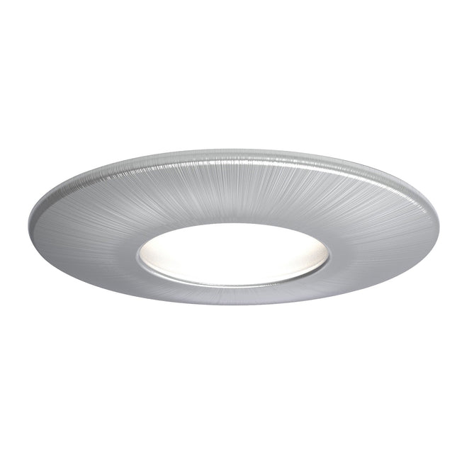 4lite WiZ Connected Fire-Rated IP65 GU10 Smart LED Downlight - Satin Chrome