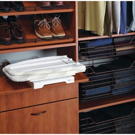 Pull Out Ironing Board 180 Rotatable Drawer Fold Away Table 95x30cm Nisorpa