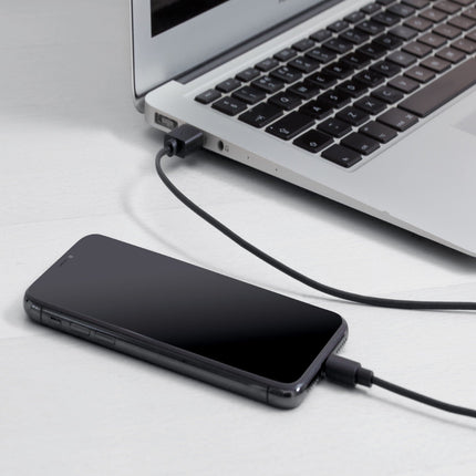 Maplin Lightning to USB-A Cable - Black, 1m