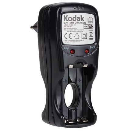 Kodak K625E-EU European Plug AA/AAA Battery Charger - Black