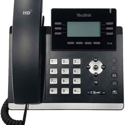 Yealink SIP-T41S IP Desk and Conference Phone - Black PoE Powered