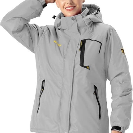 Womens Ski Jacket Waterproof Warm Winter Snow Rain Coat Size XL TBY