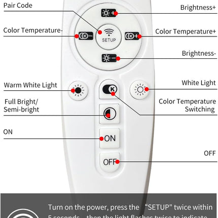 Mikeru 3 Ring Round Pendant Light, Adjustable Dimmable Hanging, 20+40+60cm