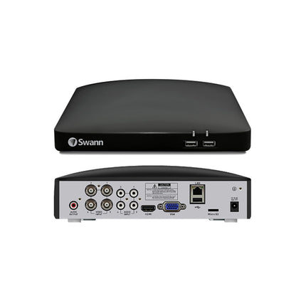 Swann 1080p 64GB 4-Channel Wired DVR CCTV Kit with 2 Bullet Cameras