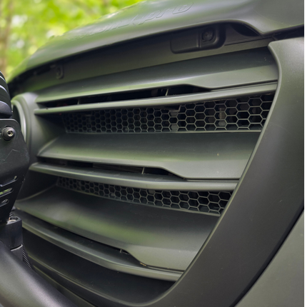 For Mercedes Sprinter Dodge 907 Honeycomb Upper Grille Mesh Set - 5 Piece Kit | Van-X