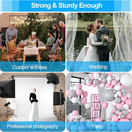 Backdrop Stand Kit 3x3.6m Large Adjustable Photography Frame for Studio EMART