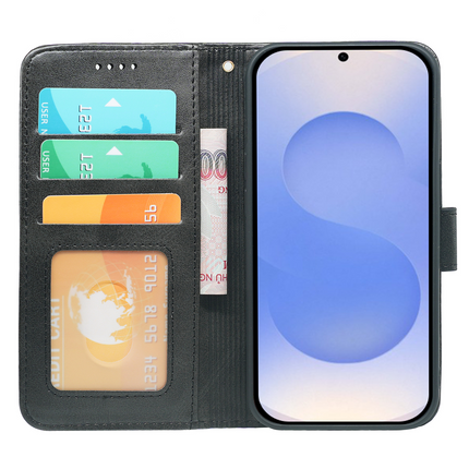 Samsung Galaxy A57 Book Flip Case Leather Wallet