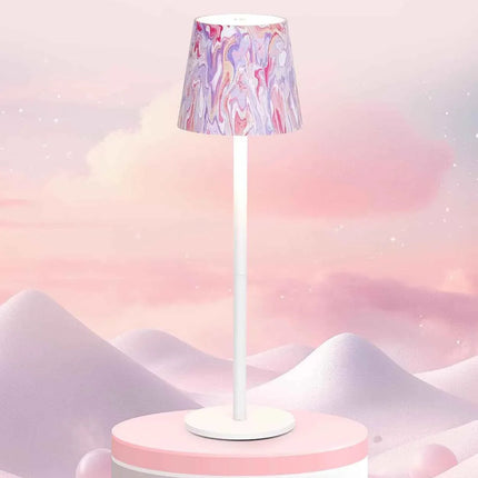 Cordless LED Table Lamp Rechargeable Light IP54 Touch Dimmable Various Colours