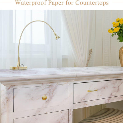 Marble Self Adhesive Sticky Paper 90x200cm Waterproof Vinyl Film Countertop
