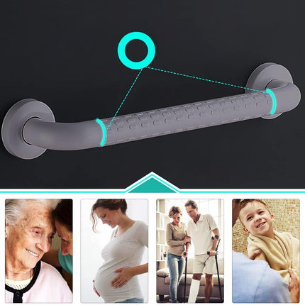 Non-Skid Bathroom Grab Rail Safety Support for Elderly, Disabled & Senior