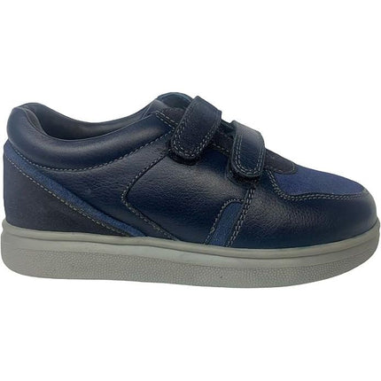 Boys Leather Trainer Shoes Double Strap UK 3 EU 36 Comfortable Tritt Ryna