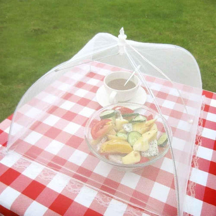 Pop-Up Mesh Food Cover Tent Umbrella Large 17" - 43 x 43 cm Reusable Collapsible