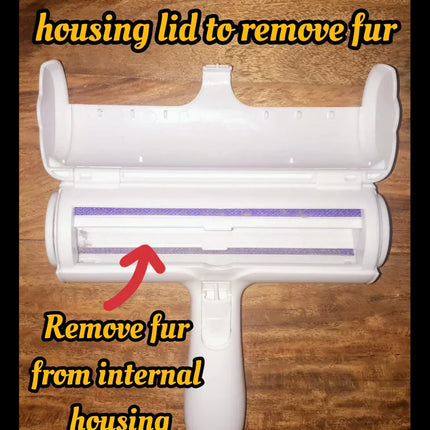 Reusable Pet Hair Lint Roller Dog Cat Fur Remover For Furniture Carpets Car