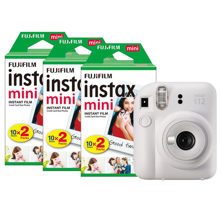Fujifilm Instax Mini 12 Instant Camera - Clay White