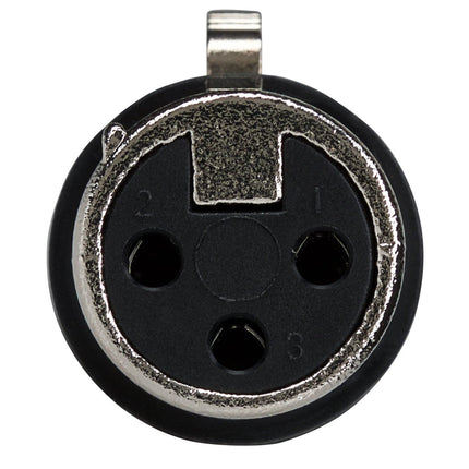 Maplin XLR Female Connector with 3 Copper Contacts Zinc Diecast Shell