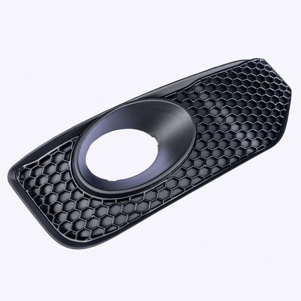 For VW T5.1 Transporter Honeycomb Sportline Front Spoiler Foglight Trims (Gloss Black)
