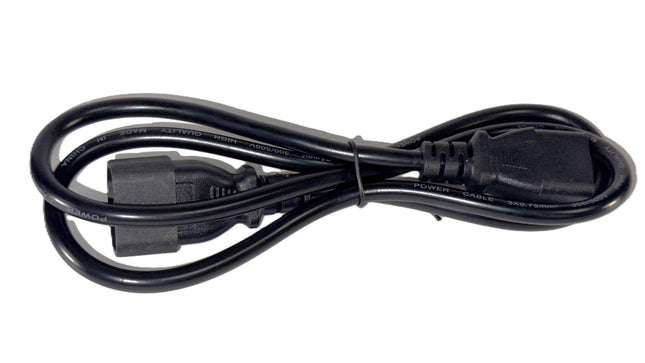 Kettle Lead Extension 1m Cable IEC Male to Female UPS Lead C13 - C14 Mains 240V