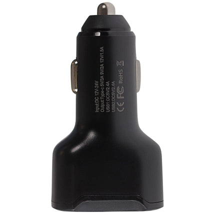 Maplin 2x USB-A / 1x USB-C Power Delivery High Speed USB Car Charger