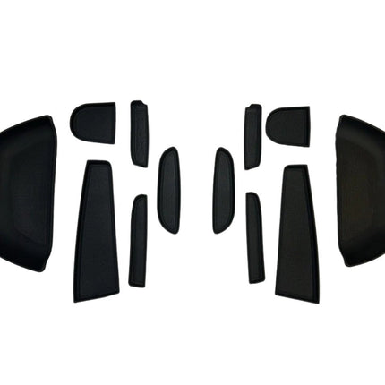 For Fiat Ducato RAM ProMaster Interior Bundle Rubber Mats- Black | Van-X