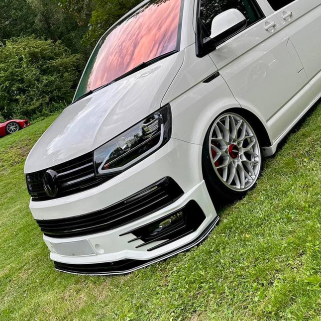 For VW T6 Transporter Front Sportline Spoiler and Splitter –  Painted & Ready to Fit | Front End Upgrade