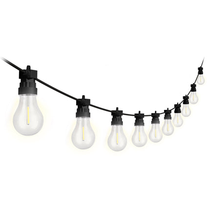 4lite Antheia Solar IP44 Festoon Outdoor String Lights - 5m
