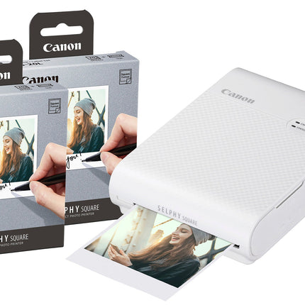Canon Selphy Square QX10 Wireless Photo Printer - White