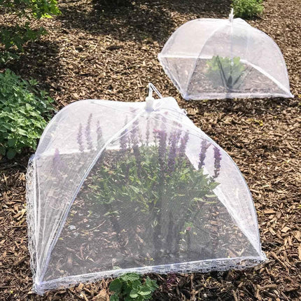 Pop-Up Mesh Food Cover Tent Umbrella Large 17" - 43 x 43 cm Reusable Collapsible