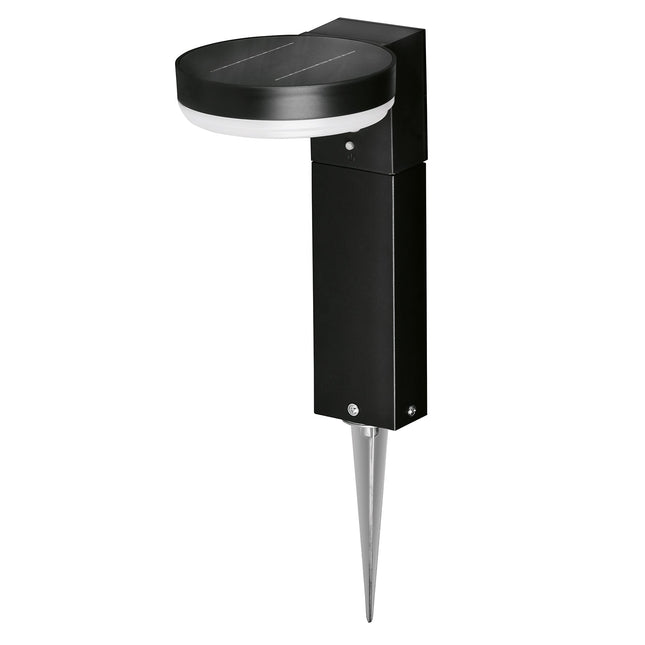 4lite Antheia Solar IP54 Die-Cast Aluminium LED Outdoor Step Light with Built in PIR Motion Sensor